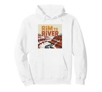 Rim River Canyon Hiker Completes Full Elevation Descent Hike Pullover Hoodie