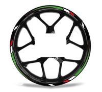 Rim Stickers 1 Set of Motorcycle Wheel Stickers Stripes Reflective Rim Stickers for CBR 400 600 650R 1000RR 250R 500r CB650F(Style 7)