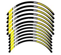 Rim Stickers 1 Set of Motorcycle Wheel Stickers Stripes Reflective Rim Stickers for Pcx 160 Pcx160 2020 2021 2022(Style 3)