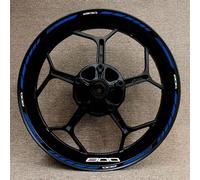 Rim Stickers Motorcycle Accessories Reflective Rim Stripe Stickers Rim Edge Stickers 1 Set for Z800 Z800(Style 27)