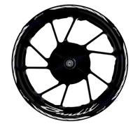 Rim Stickers Motorcycle Accessories Wheel Stickers Reflective Rim Motorbike Waterproof Decals for Suzuki for Banditt(Style 7)