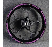Rim Stickers Motorcycle Sport Wheel Edge Stickers Wheel Stripes Reflective Sheets for Suzuki GSX-S750 GSX750S GSXS750(Style 18)