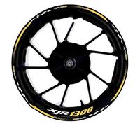 Rim Stickers Motorcycle Wheel Sticker Racing Rim Stripe Decal Motorcycle Decoration Accessories for Y&amaha XJR1300 XJR 1300(Style 11)