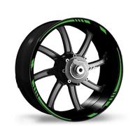 Rim Stickers Motorcycle Wheel Stickers Decorative Wheel Rim Reflective Stickers for Z750 Z800 Z900 Z1000 for Ninja 650 400(Style 7)