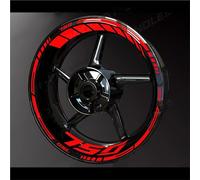 Rim Stickers Set Motorcycle Wheels Sticker Night Reflector Stickers Wheel For Kawasaki Z750 Z 750 Decoration Film Stickers Motorbike Decoration(Color 15)