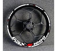 Rim Tape Sticker Motorcycle Wheel Sticker for Suzuki GSXS1000 Gsx-s 1000 Gsx-s1000 Gsx S 1000 Reflective Stripes Rims Decal Stripes Reflective Decal Paper(Color 3)