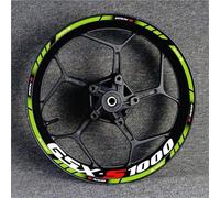Rim Tape Sticker Motorcycle Wheel Sticker for Suzuki GSXS1000 Gsx-s 1000 Gsx-s1000 Gsx S 1000 Reflective Stripes Rims Decal Stripes Reflective Decal Paper(Color 7)