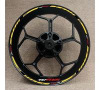 Rim Tape Sticker Motorcycle Wheel Stickers for YA&MAHA YZF R125 YZF R 125 YZF-R125 Reflective Rim Decals Stripe Tape Stripes Reflective Decal Paper(Color 24)