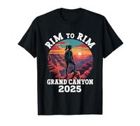 Rim To North Rim Grand Canyon National Park 2025 Funny Quote T-Shirt
