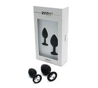 Rimba"Berlin - Bling" Buttplug Duo Set, Black, 2525