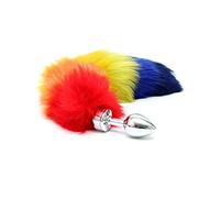 Rimba Butt Plug Small with Rainbow Tail, 200 g