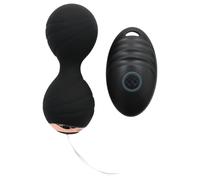 Rimba Cannes - wearable, rechargeable wireless vibrating egg (black)
