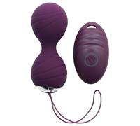Rimba Cannes - wearable, rechargeable wireless vibrating egg (purple)