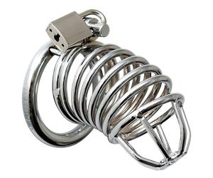 Rimba Chrome Chastity Cock Cage