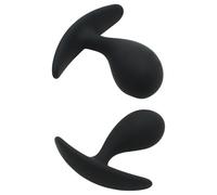 Copenhagen Duo Anal Plug Set Black