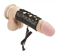 Rimba Electro Stimulation Leather Cock Sleeve