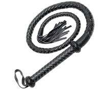 Rimba Firm Arabian Bull Whip for BDSM Play Black