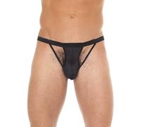 Rimba Men’s Black Open Thong G-String