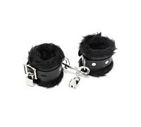 Rimba Padded Handcuffs with padlocks and fur, 0.2 kg