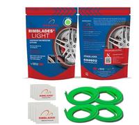 Rimblades Light Green Alloy Wheel Protectors - Fits Up to 22” x 4 Wheels | 8 Colour Options | Easy DIY Fit | Protects Against Kerb Rash | Car Exterior Accessory