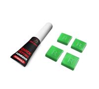Rimblades Light Joining Clips & Glue - Secure your Rim Protectors | Joint Covers Pack of 4 - Available in 9 Colours (Green)