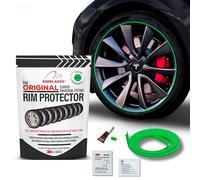 Rimblades Original Alloy Wheel Rim Protector - Single Strip (1 Wheel) - DIY Fit for Up to 24" Wheels - Durable Self-Adhesive Rim Protection - 9 Colours Available (Green)