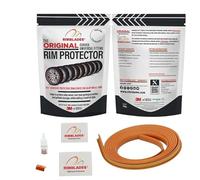 Rimblades Original Alloy Wheel Rim Protector - Single Strip (1 Wheel) - DIY Fit for Up to 24" Wheels - Durable Self-Adhesive Rim Protection - 9 Colours Available (Orange)