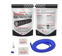Rimblades Original Alloy Wheel Rim Protector - Single Strip (1 Wheel) - DIY Fit for Up to 24" Wheels - Durable Self-Adhesive Rim Protection - 9 Colours Available (Blue)