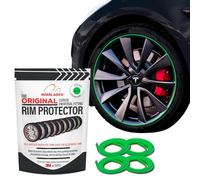Rimblades Original Green Alloy Wheel Protectors - Fits Up to 24” x 4 Wheels | 9 Colour Options | Easy DIY Fit | Protects Against Kerb Rash | Car Exterior Accessory