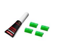 Rimblades Original Joining Clips & Glue - Secure your Rim Protectors | Joint Covers Pack of 4 - Available in 9 Colours (Green)