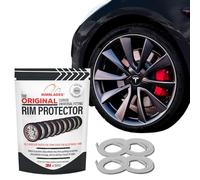 Rimblades Original White Alloy Wheel Protectors - Fits Up to 24” x 4 Wheels | 9 Colour Options | Easy DIY Fit | Protects Against Kerb Rash | Car Exterior Accessory