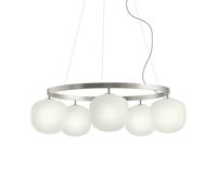 Rime Chandelier Aluminum Gray