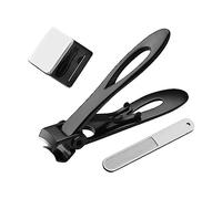 RIMEI Toe Nail Clippers, 16mm Wide Jaw Opening Toenail Clippers for Seniors Thick Toenails, Curved Nail Cutter and Straight Nail Clipper Set, Finger Nail Clippers Adult