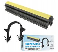 Rimex Stapler Pins for Underfloor Heating 300 Pieces Tacker Clips 40 mm - TiA Mounting Clips, Heating Pipe on Insulation, PP Plastic