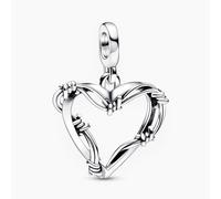 Rimgoris 925 Sterling Silver Charm for Women Bracelets Necklace Infinitely Love Heart Dangle Charm Gift