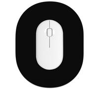 Rimilak Small Mouse Pad 6 x 8 Inch, Takes up Wrist and Mouse Space, Waterproof Compact Mini Mouse Mat for Laptop Computer Wireless Mouse Keyboard Home Office Travel,Black