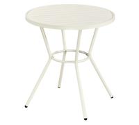Rimini Round Garden Bistro Table, Metal, Outdoor Dining, Weather Resistant