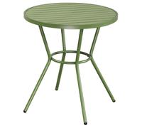Core Products Round Plastic Garden Bistro Table, Moss Green