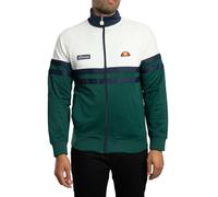Ellesse Men's Rimini Track Jacket, Off White/Dark Green, XXL