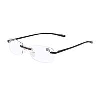 Rimless Clear Bifocal Reading Glasses Blue Light Blocking Readers for Men and Women Unisex Spring Hinge Eyewear Far and Near Dual-Use Lightweight Magnifying Anti Glare Reduce Eyestrain Eyeglasses