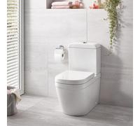 Rimless Coupled Toilet Grohe Euro Complete Pack Soft Close Seat Silent Flushing