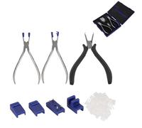 Rimless Eyeglasses Repair Kit,Professional Eyeglass Tools Kit Pliers with Spring Handle,Professional Silhouette Glasses Repair Parts for Rimless Glasses