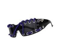 Rimless Sunglasses UV400 Protections Eyewears for 2000s Styles Wear Cord Wrap Around for Women Party Essential Party