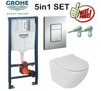 GROHE Rapid SL - Mounting Element for WC 113 cm 3-in-1 SET with Skate Air