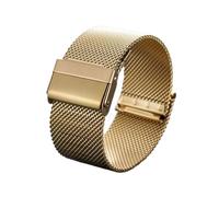 Rimmean 1pc 0.6mm Strap 12/14/16/18/19/20/22/24mm General Use Release Watchband Stainless Steel Band For Belt Men Women(Gold,12mm)