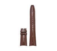 Rimmean 1pc 20mm 21mm 22mm Genuine Leather Strap For Men Folding Buckle Cowhide Watch Band(Brown s,20mm)