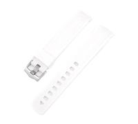 Rimmean 1pc 20mm Watch Bands For Moonswatch Bracelet Soft Strap Belt(WHITE)