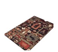 Rimmean 1pc A Patchwork Carpet With Deer As Theme Anti Slip Retro Patterned Office Chair Cushion A Decorative Gift For Animal(2,40X60cm)