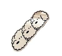 Rimmean 1pc Cartoon Dog Shape Imitation Cashmere Carpet Bedside Rugs For Live Room Coffee Table Sofa Soft Machine Wash(FYR2,50X160CM 1.6X5.3FT)