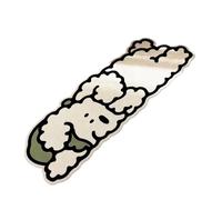 Rimmean 1pc Cartoon Dog Shape Imitation Cashmere Carpet Bedside Rugs For Live Room Coffee Table Sofa Soft Machine Wash(FYR1,40X60CM 1.3X2FT)
